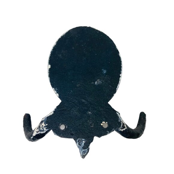 Vintage Cast Iron Wall Hook With Painted Colonial Figure Design 4" - Picture 5 of 7